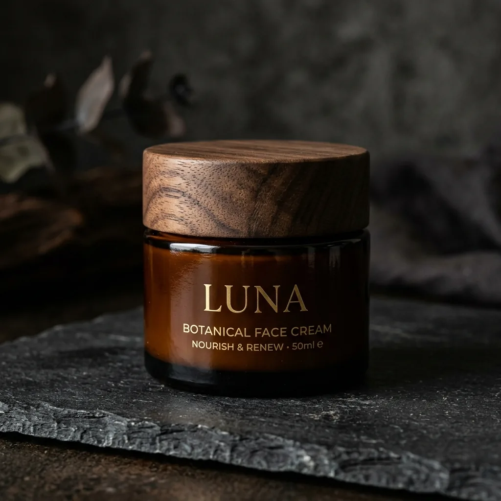 Amber UV-Protective Cream Jars